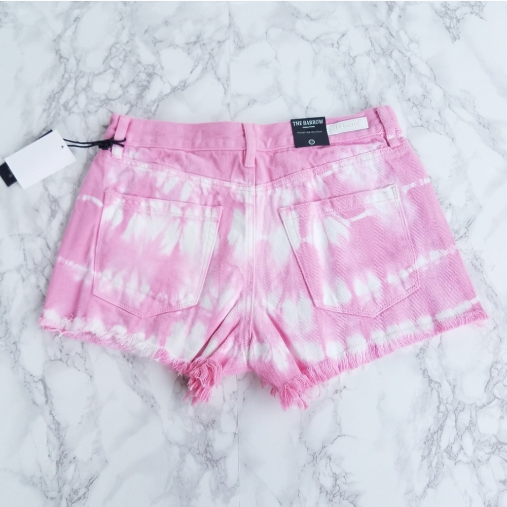 Blank NYC The Barrow pink tie-dye denim shorts - Picture 3 of 6